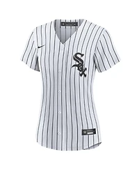 Nike Women's Yoan Moncada White Chicago Sox Home Replica Player Jersey