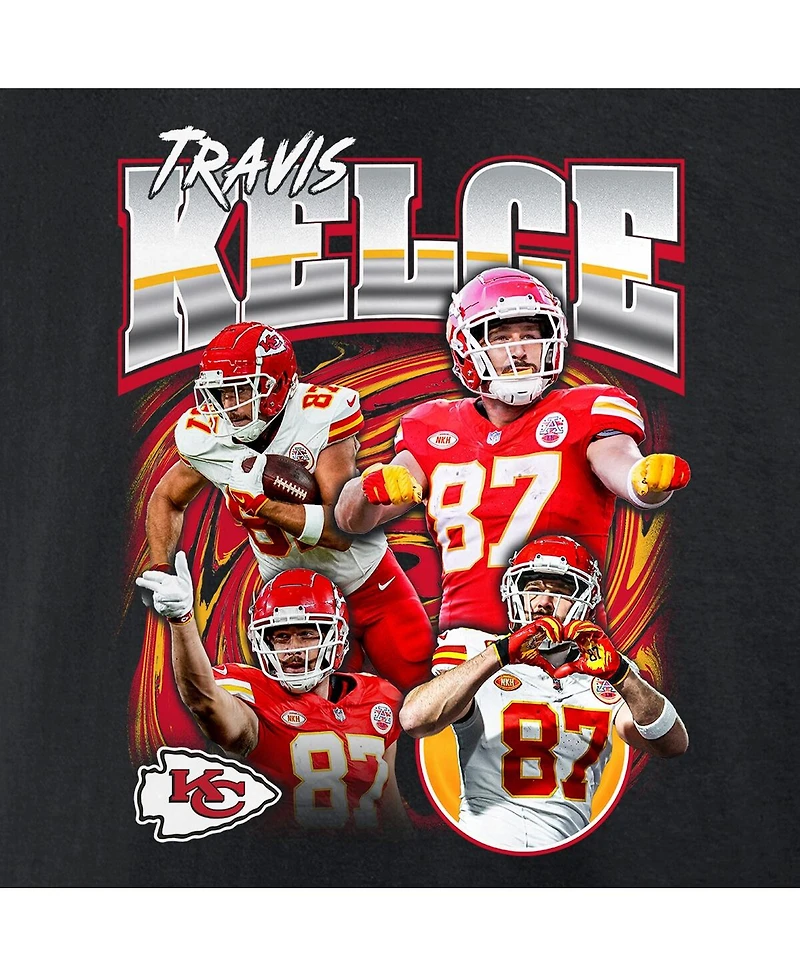 Fanatics Men's Travis Kelce Black Kansas City Chiefs Notorious Player Graphic T-Shirt