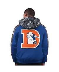 Starter Men's Navy Denver Broncos Thursday Night Gridiron Full-Zip Hoodie Jacket
