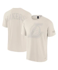 Fanatics Men's Cream Los Angeles Lakers Elements Iconic T-Shirt