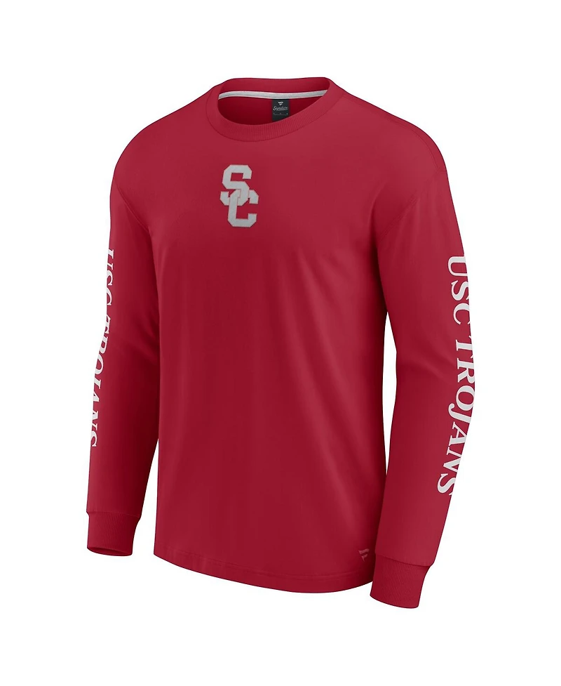 Fanatics Men's Cardinal Usc Trojans Strive Long Sleeve T-Shirt