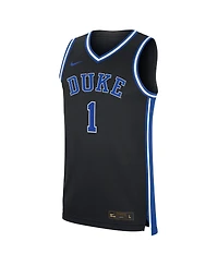 Nike Men's 1 Black Duke Blue Devils Alternate Replica Jersey