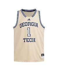 Adidas Big Boys and Girls 1 Gold Georgia Tech Yellow Jackets Swingman Jersey