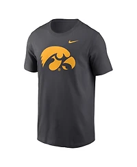 Nike Men's Anthracite Iowa Hawkeyes Primetime Evergreen Logo T-Shirt