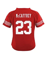 Nike Baby Boys and Girls Christian McCaffrey Scarlet San Francisco 49ers Team Player Game Jersey