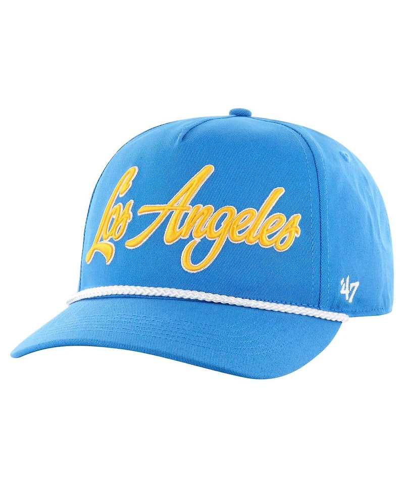 '47 Brand Men's Blue Los Angeles Chargers Overhand Hitch Adjustable Hat
