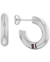 Tommy Hilfiger Circle Small Hoop Earrings, 0.86"