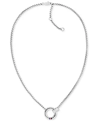 Tommy Hilfiger Circle Pendant Necklace, 16" + 2" extender