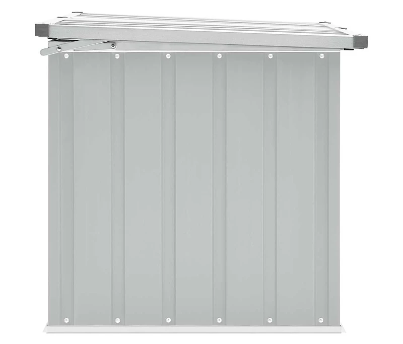 vidaXL Patio Storage Box Gray 50.8"x26.4"x25.6"