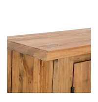 vidaXL Bathroom Vanity Cabinet Solid Pinewood 27.6"x12.6"x24.8"