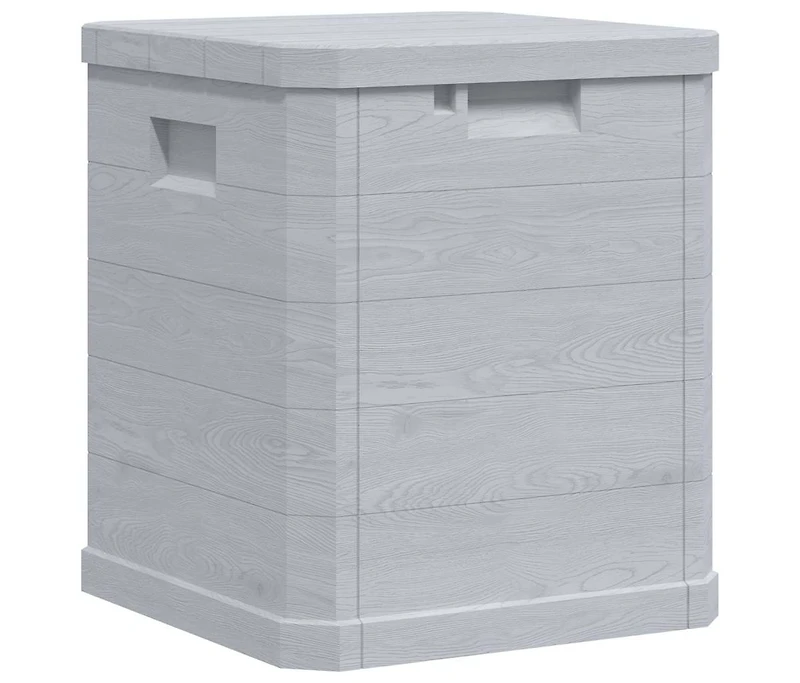Patio Storage Box 23.8 gal Light Gray