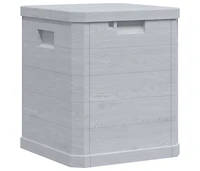 Patio Storage Box 23.8 gal Light Gray