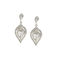 Intricate Leaf Drop Earrings