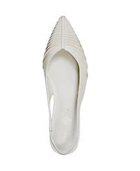 Marc Fisher Ltd Women's Dalatee Ruched Slingback Flats