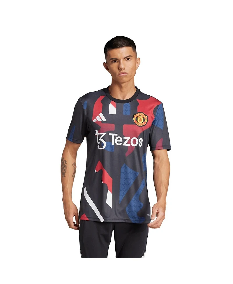 Adidas Men's Black Manchester United 2024/25 Pre-Match Jersey