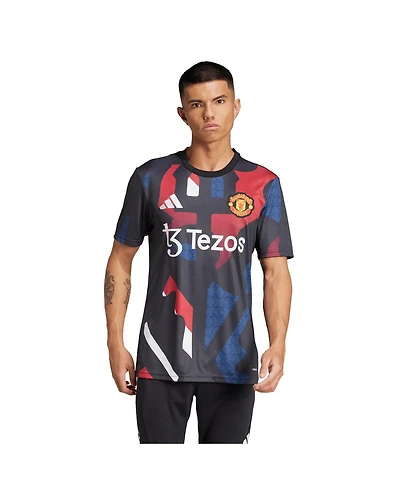 Adidas Men's Black Manchester United 2024/25 Pre-Match Jersey