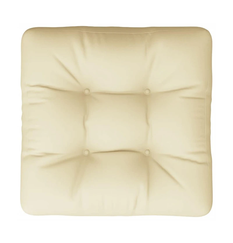 Pallet Cushion Cream 23.6"x24.2"x3.9" Fabric