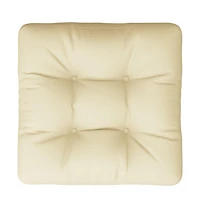 Pallet Cushion Cream 23.6"x24.2"x3.9" Fabric