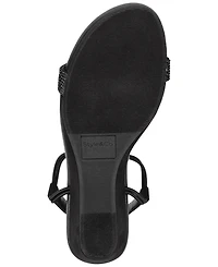 Style & Co Women's Mulan Embellished Wedge Sandals, Created Macy's