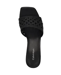 Calvin Klein Women's Brianny Woven Slip-On Sandals