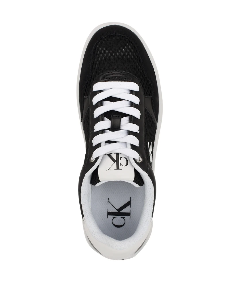 Calvin Klein Women's Heyra Logo Lace-Up Sneakers
