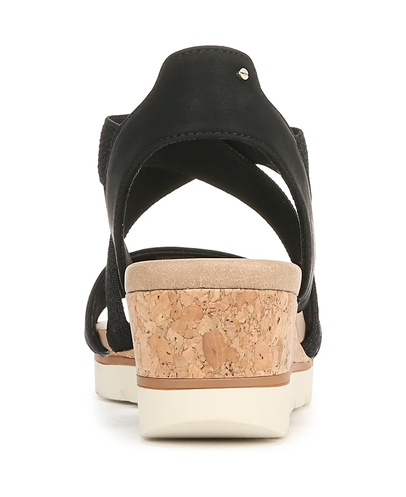 Dr. Scholl's Women's Just Cute Strappy Wedge Sandals