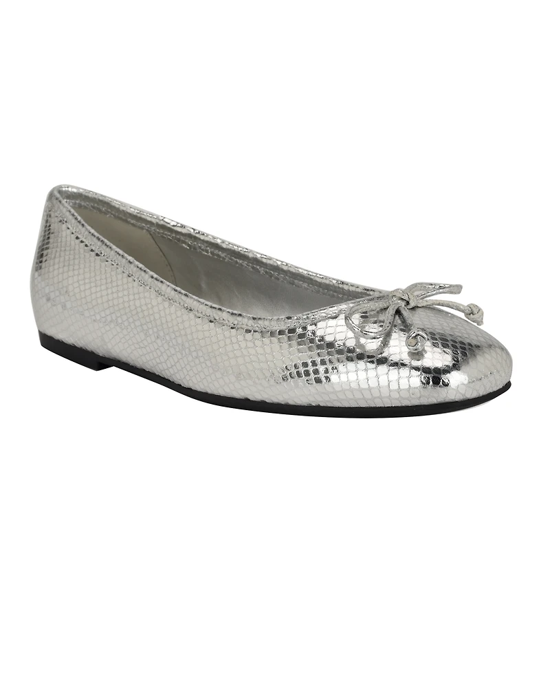 Calvin Klein Women's Bronte Square Toe Ballet Flats