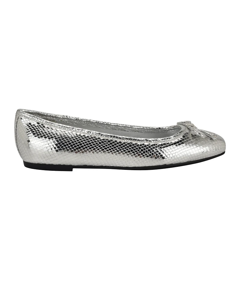 Calvin Klein Women's Bronte Square Toe Ballet Flats