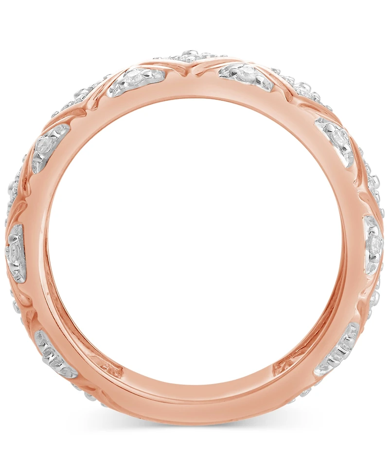 Diamond Argyle Inspired Cluster Band (3/8 ct. t.w.) in 10k Rose Gold