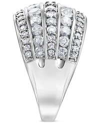 Diamond Multirow Diamond Statement Ring (2 ct. t.w.) in 14k White Gold