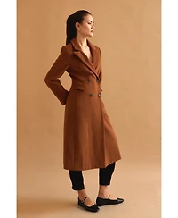 Crescent Women's Frances Wool Blend Blazer Coat