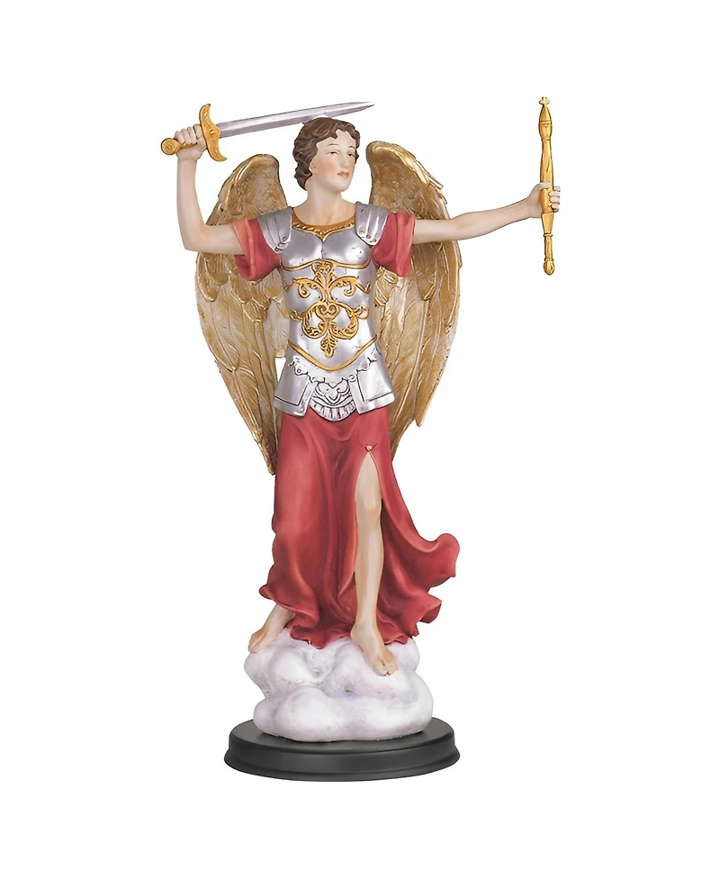 Fc Design "2-pc Set" 12"H Archangel Michael Statue Saint Michael The Strongest Angel Holy Figurine Statue Ornament Home Room Office Decor and Perfect