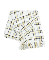 Honey Bee Plaid Throw