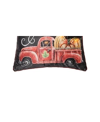 Farmers Market Chalk Light-Up Led 18" x 18" Throw Pillow