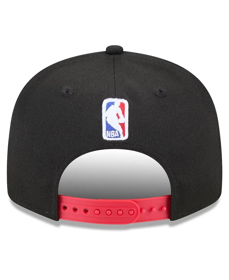 New Era Men's Black Portland Trail Blazers 2024/25 City Edition 9FIFTY Snapback Hat