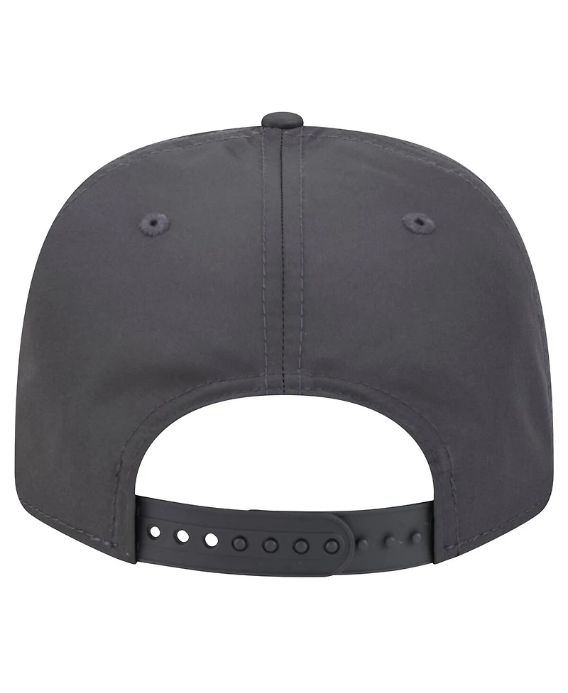 New Era Men's Graphite Miami Dolphins Main 9SEVENTY Stretch-Snap Hat