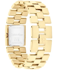 Calvin Klein Women's Ck Meridian Gold Tone Stainless Steel Bracelet Watch, 22mm