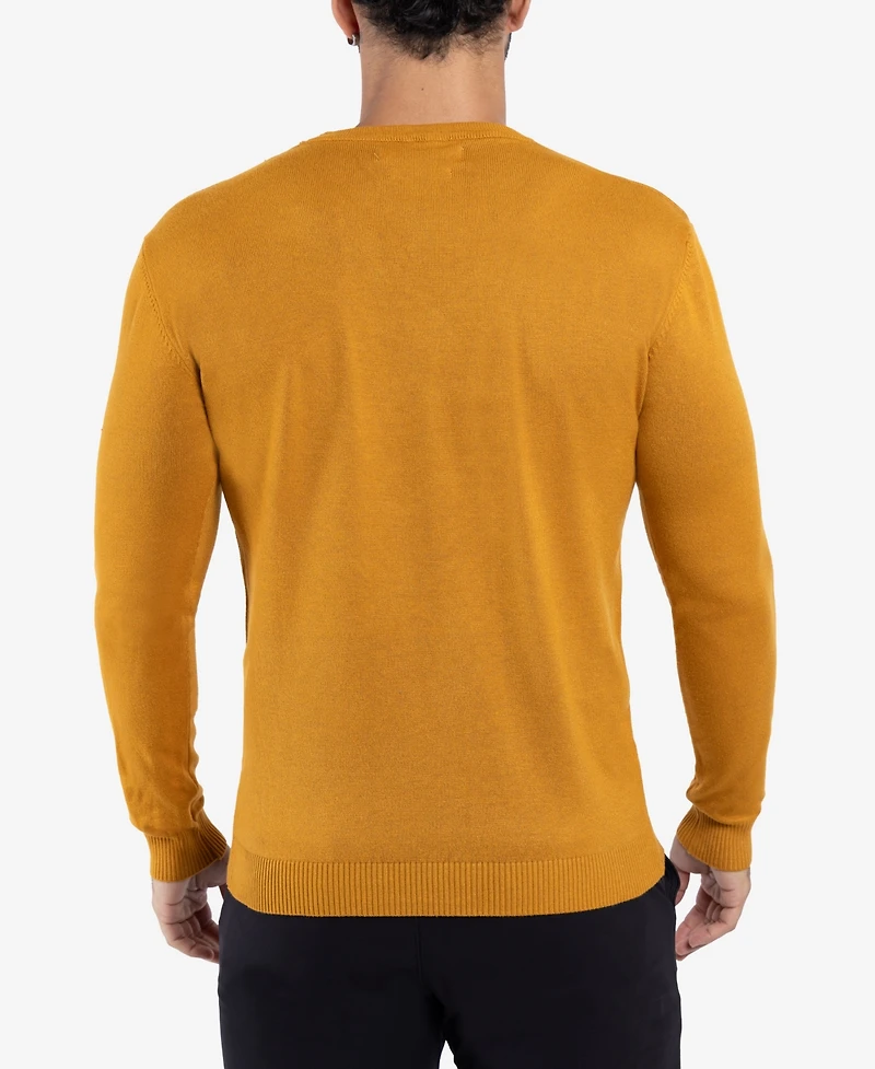 X-Ray Men's Basic Crewneck Pullover Midweight Sweater