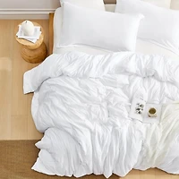 Spring is in the Air - Coma Inducer Oversized Comforter Set - White,Kg