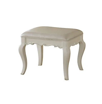 Slickblue Chic Vanity Stool for Bedroom or Dressing Room Seating and Decor