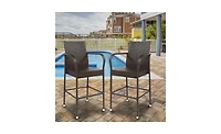 Slickblue 2-Piece High Bar Chair Set for Kitchen Island or Home Bar