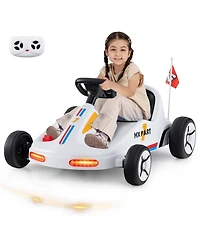 12V Kids Electric Go Kart 7AH Battery Powered Ride on Race Toy with Remote Control