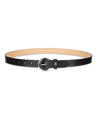 Sam Edelman Leather Inset Harness Buckle Belt