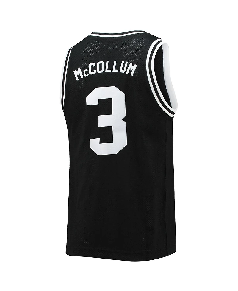 Original Retro Brand Men's C.j. McCollum Black Lehigh Mountain Hawks Alumni Commemorative Classic Basketball Jersey
