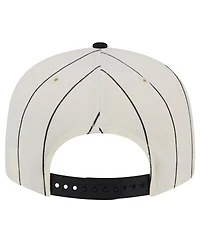 New Era Men's White Houston Astros Jersey Pinstripe 9FIFTY Snapback Hat