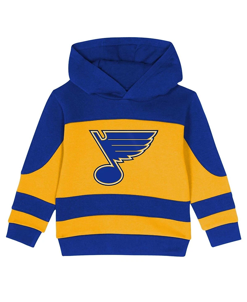 Outerstuff Toddler Blue/Gold St. Louis Blues Puck Hero Fleece Hoodie and Sweatpants Set