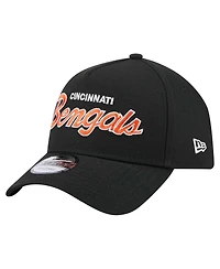 New Era Men's Black Cincinnati Bengals Smith 9FORTY Adjustable hat