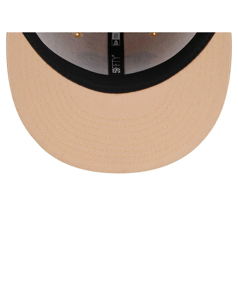 New Era Men's Tan Cincinnati Bengals Candied Pecan 59FIFTY Fitted Hat
