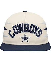 New Era Men's Stone/Navy Dallas Cowboys Athletic Golfer Adjustable Hat