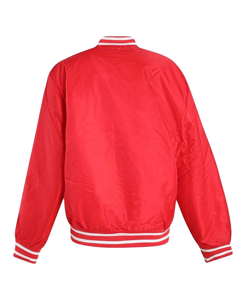 Hype and Vice Women's Red Georgia Bulldogs A-Game Varsity Full-Snap Jacket